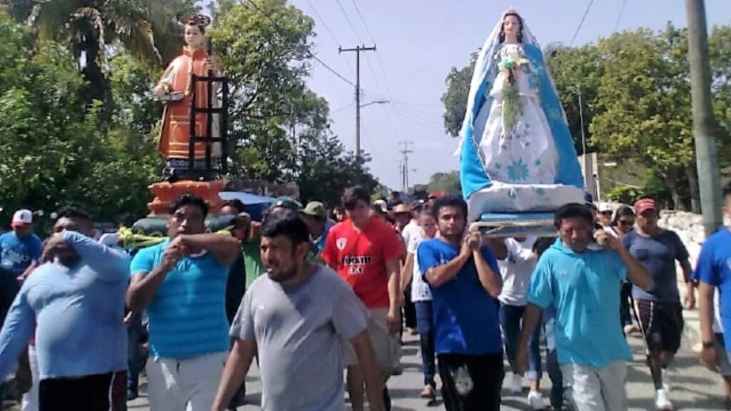 parroquia san lorenzo martir yobain yucatan