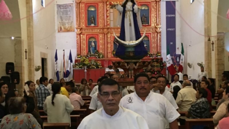 parroquia santa ana dzemul yucatan